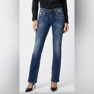 Faith Connexion Women's Boot Cut Jeans - Blue